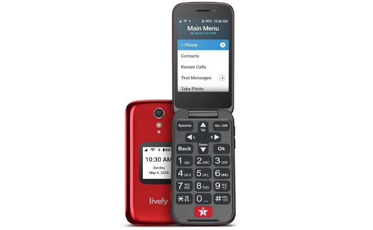 Best Cell Phone for Seniors - Lively Jitterbug Flip2