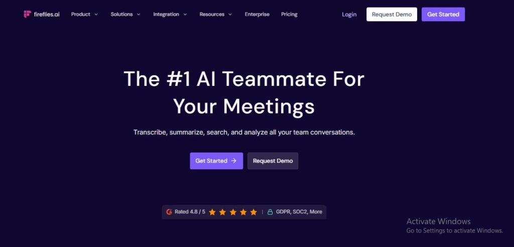 Best AI Phone Call Agent with Background Noise - fireflies AI